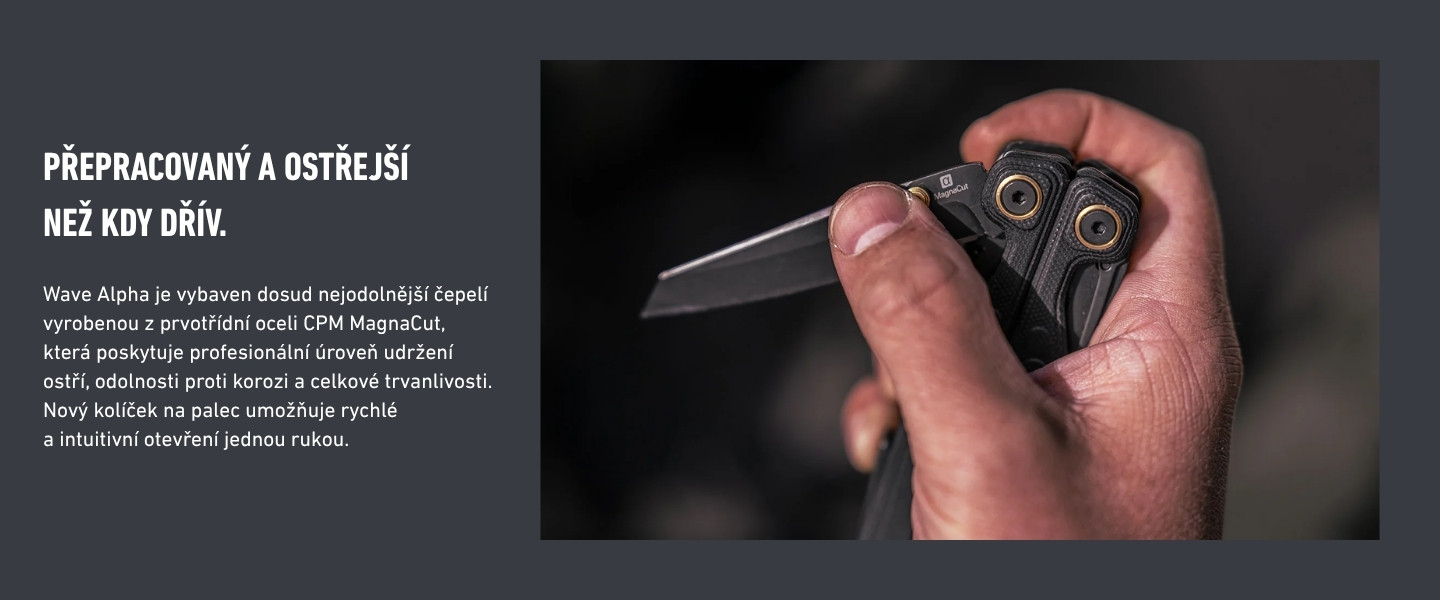 Leatherman Wave Alpha – detail a&nbsp;použití