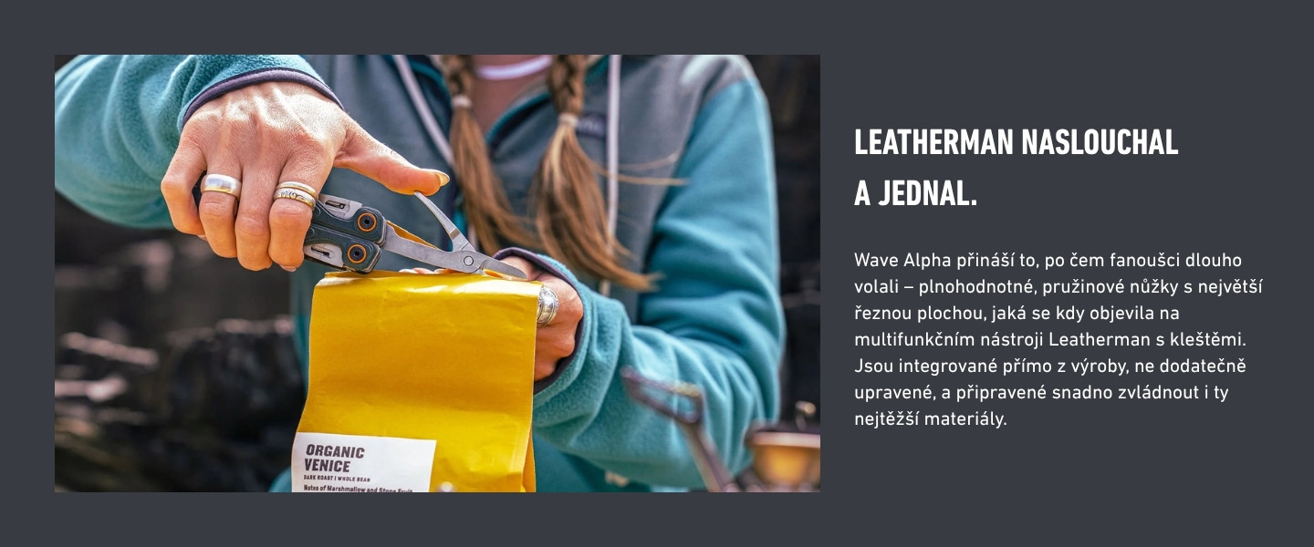 Leatherman Wave Alpha – detail a&nbsp;použití