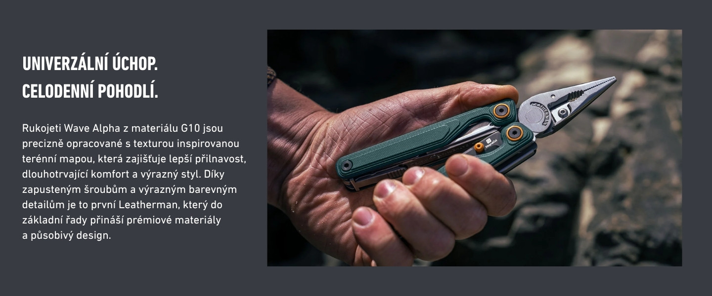 Leatherman Wave Alpha – detail a&nbsp;použití